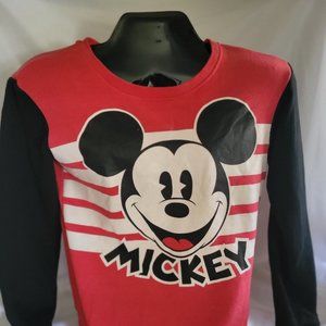 Disney Long Sleeve Throwback Sweater 'Mickey Mouse' Graphic Print (Size M 7/9)
